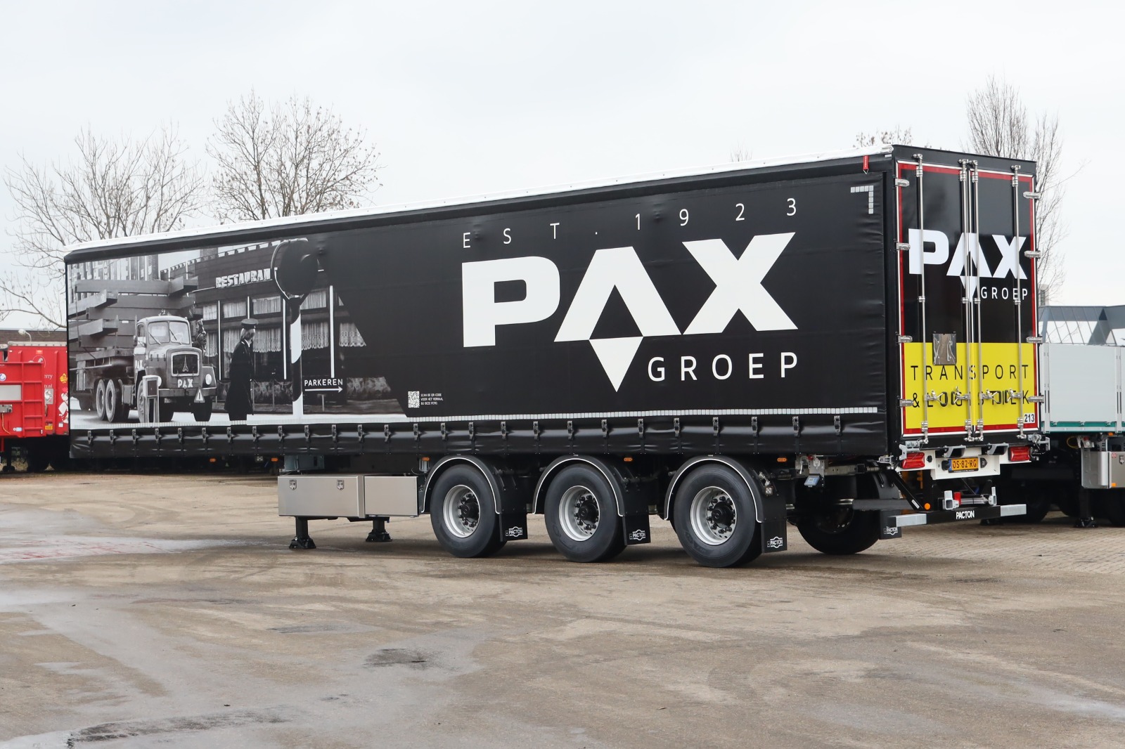 Speciale Pacton trailers voor PAX