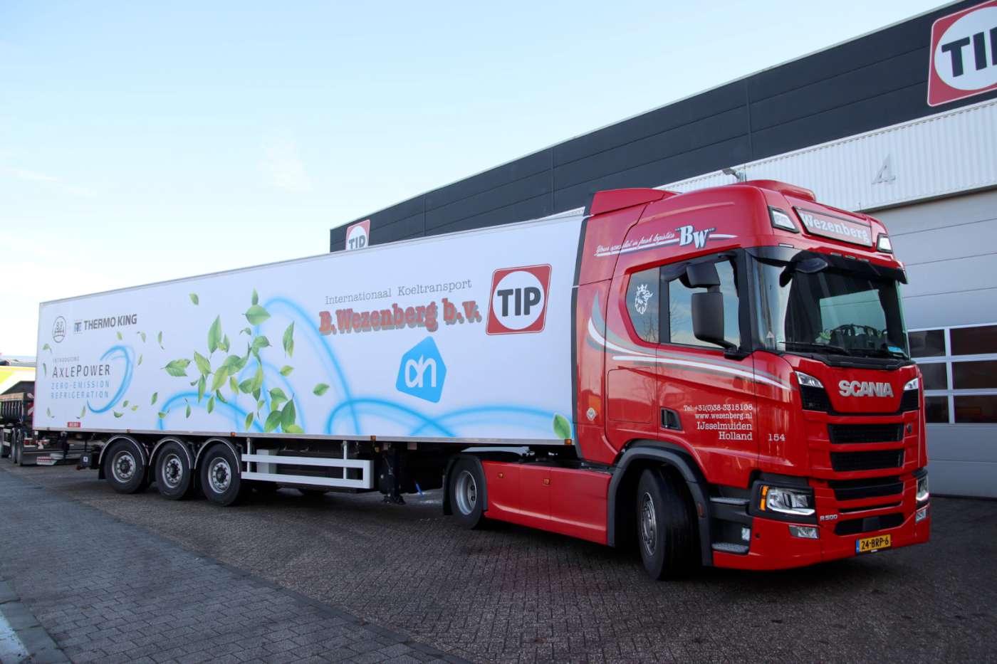 TIP trailers met Thermo King AxlePower 