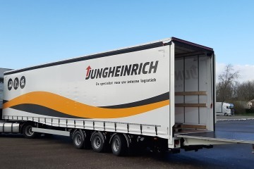 Burg trailer voor heftrucktransport 