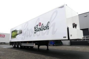 Heiwo kettingbaan trailers voor Bolk Transport