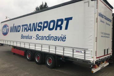 Schmitz Cargobull LZV opleggers voor Wind Transport