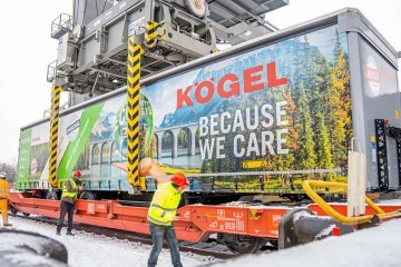 Verlengde Kögel EuroTrailer ook voor huckepack vervoer