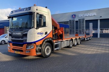 Rondaan opbouw voor Scania combi van Verno Verhuur