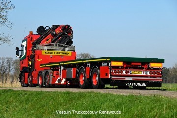 Uitschuifbare VTR trailer voor G. Vlastuin Transport 