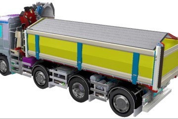 Elektrische Veldhuizen Trucks 8x2 voor AH Vrij