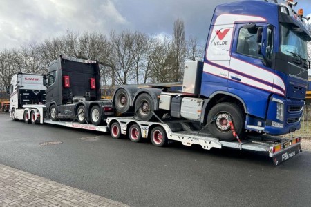 FGM Trucktransporter voor Truckcenter Apeldoorn