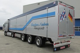 Bulthuis schuifvloer trailer voor Faber