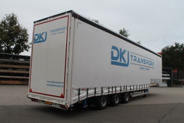 Pacton semi- dieplader met schuifzeilen voor DKJ