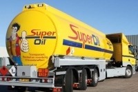 Korte, wendbare tanktrailer voor Super Oil