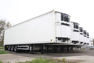 Vijf Kraker trailers met koelmotor voor Beltransways