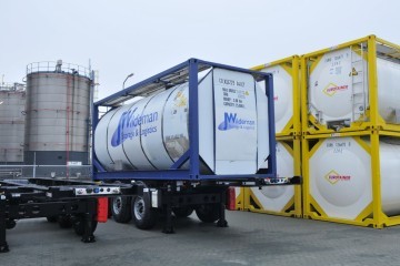 Nieuwe Krone containerchassis voor Wildeman Delfzijl