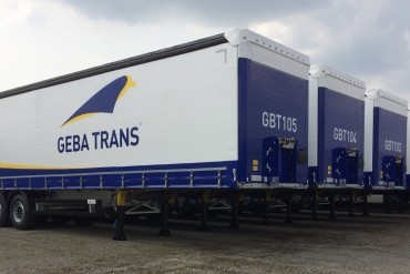 Tien nieuwe Schmitz trailers voor GEBA Trans