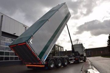 Nieuwe aluminium kipper van D-TEC
