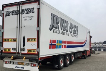 Wezenberg levert koeltrailers aan J.P. Vis
