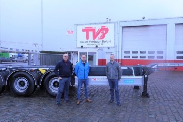 D-TEC levert 38 containerchassis aan Trailer Verhuur België